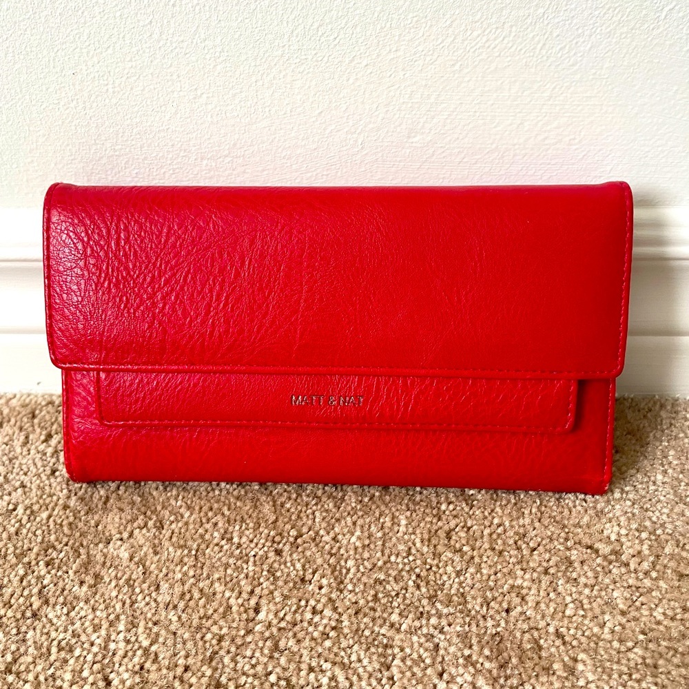 Matt and Nat Red Wallet